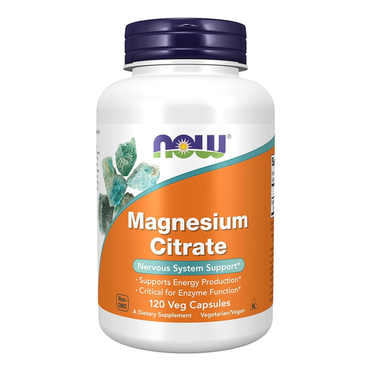 NOW Magnesium Citrate - 120 caps