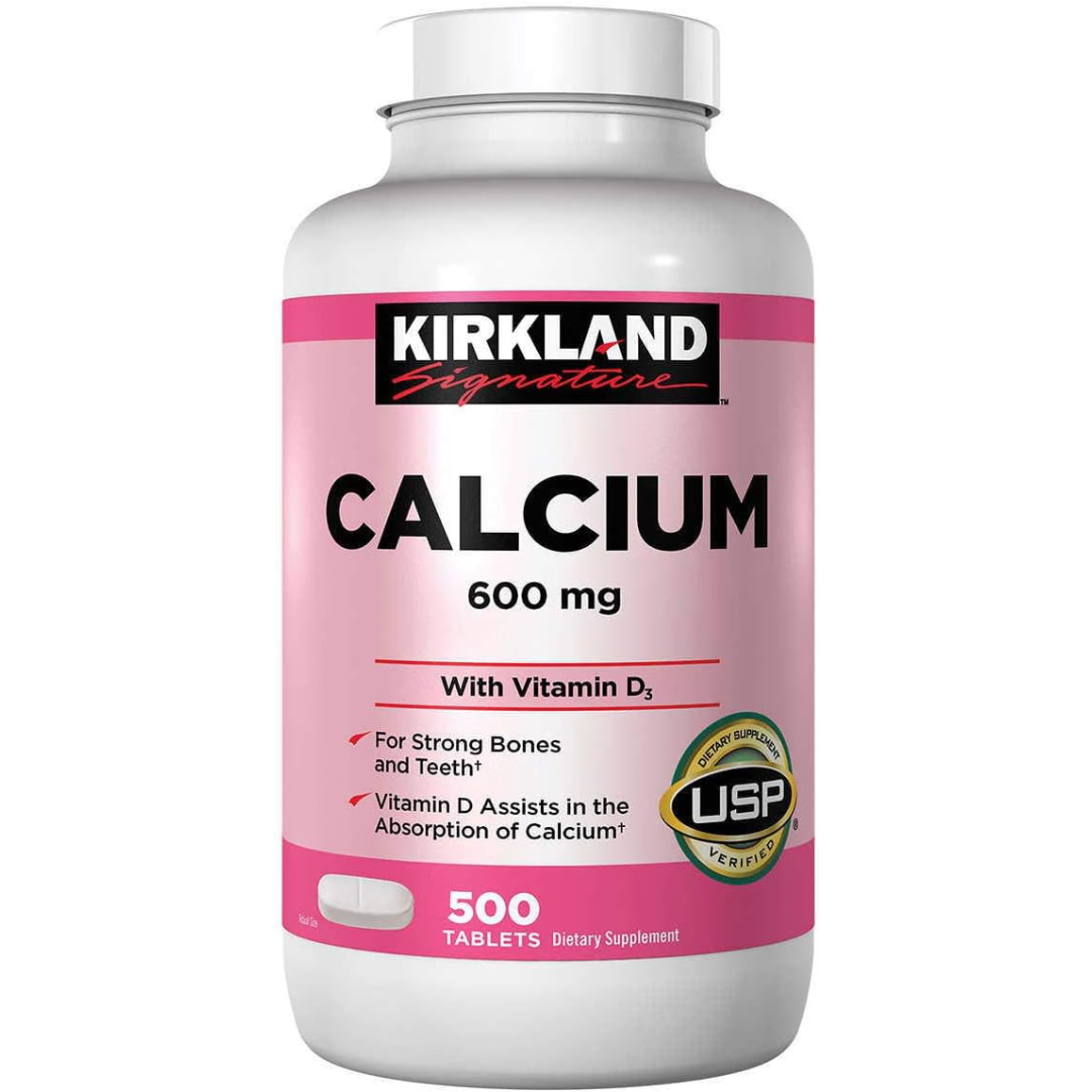 Kirkland Signature - Calcio 600 mg + D3 - 500 tab