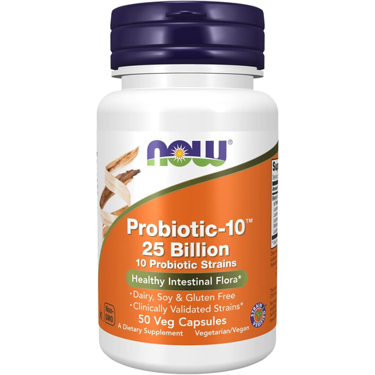 Now - Probioticos-10 25 Billion - 50 cap