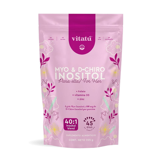 Vitatú Myo Inositol & D-Chiro Inositol para Mujeres - 225 g