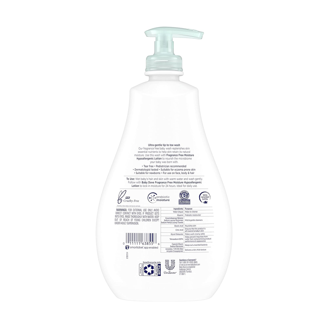 Baby Dove - Wash, Sensitive Moisture - 591 ml