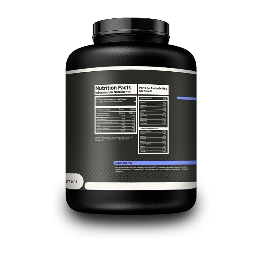 Diamondtech Proteina Whey Femme mujer Zero carbs 5lbs con Colágeno Hidrolizado (CHOCOLATE)