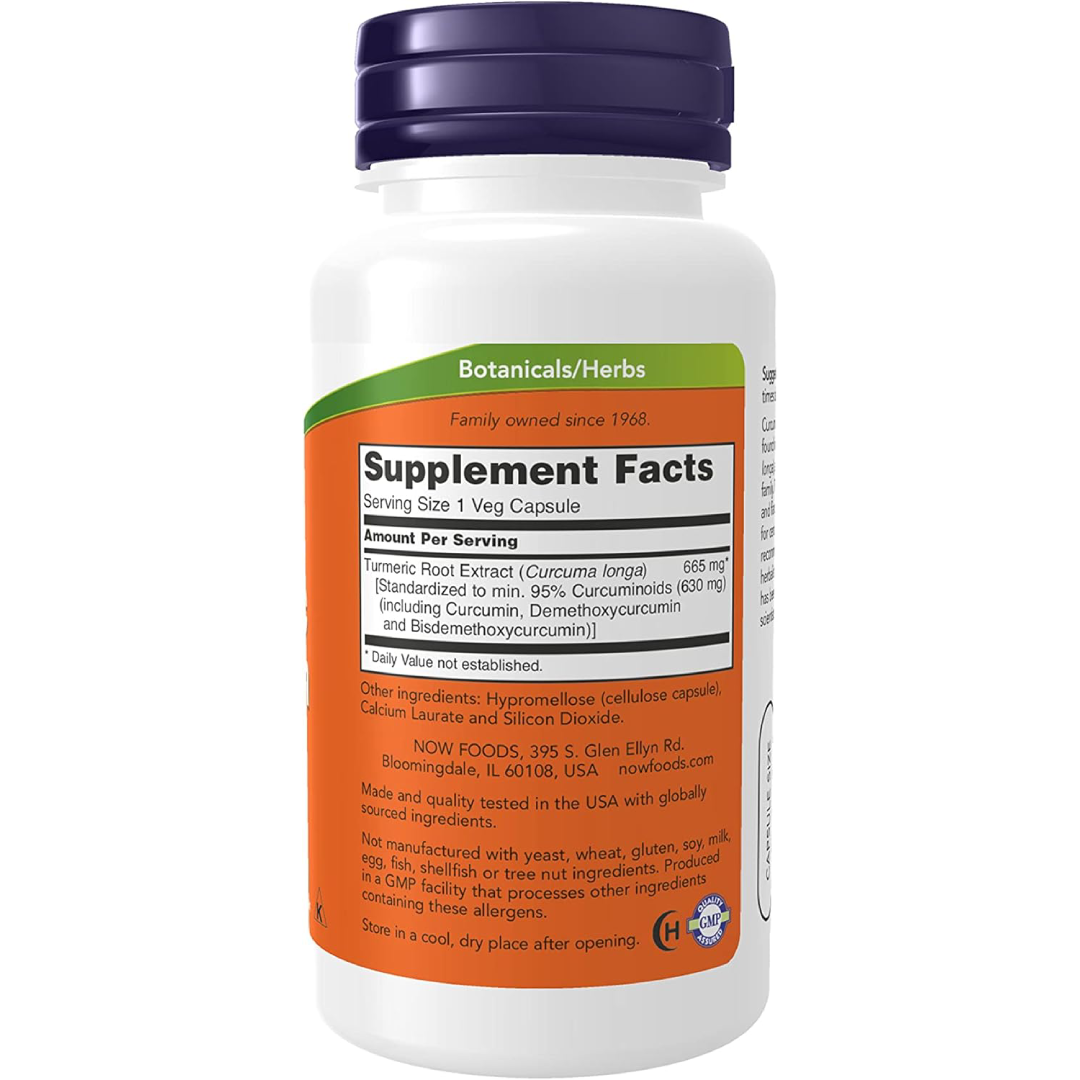 NOW - Supplements Curcumin - 60 Softgels