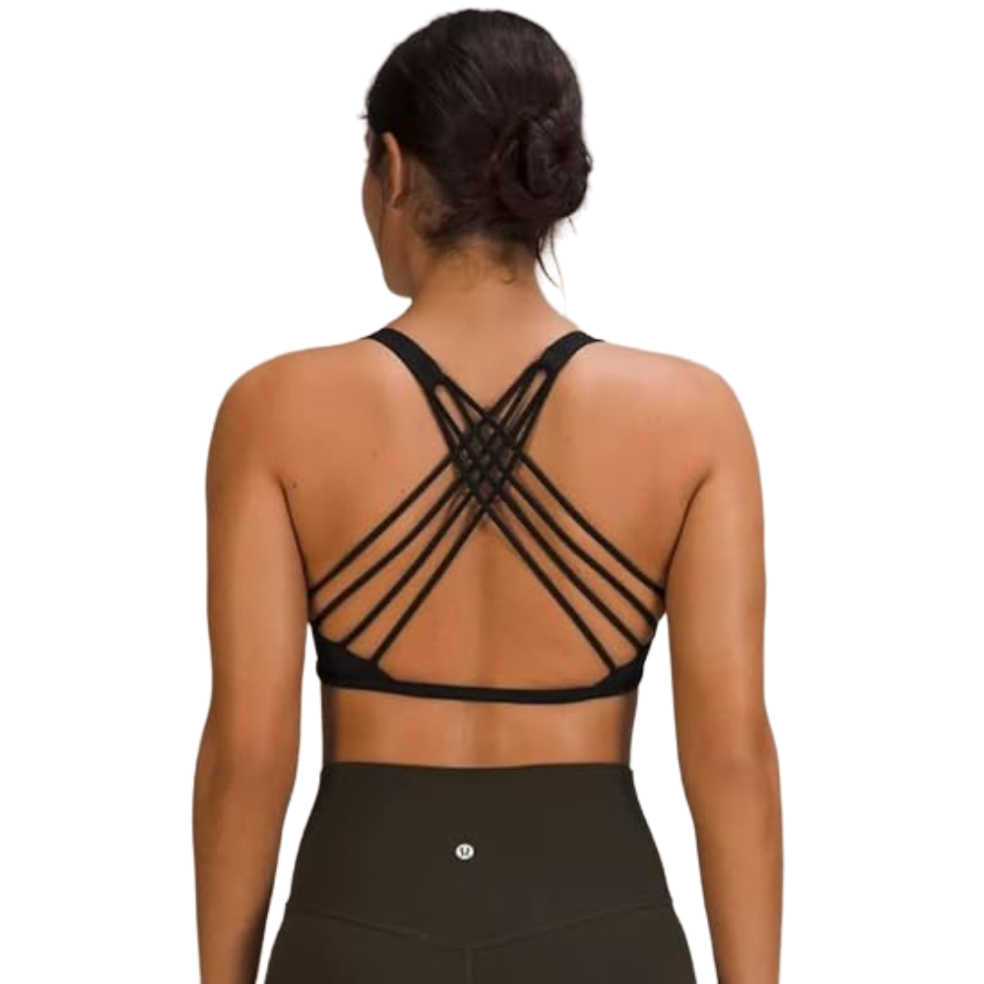 Lululemon Free to Be Wild brasier deportivo de tiras