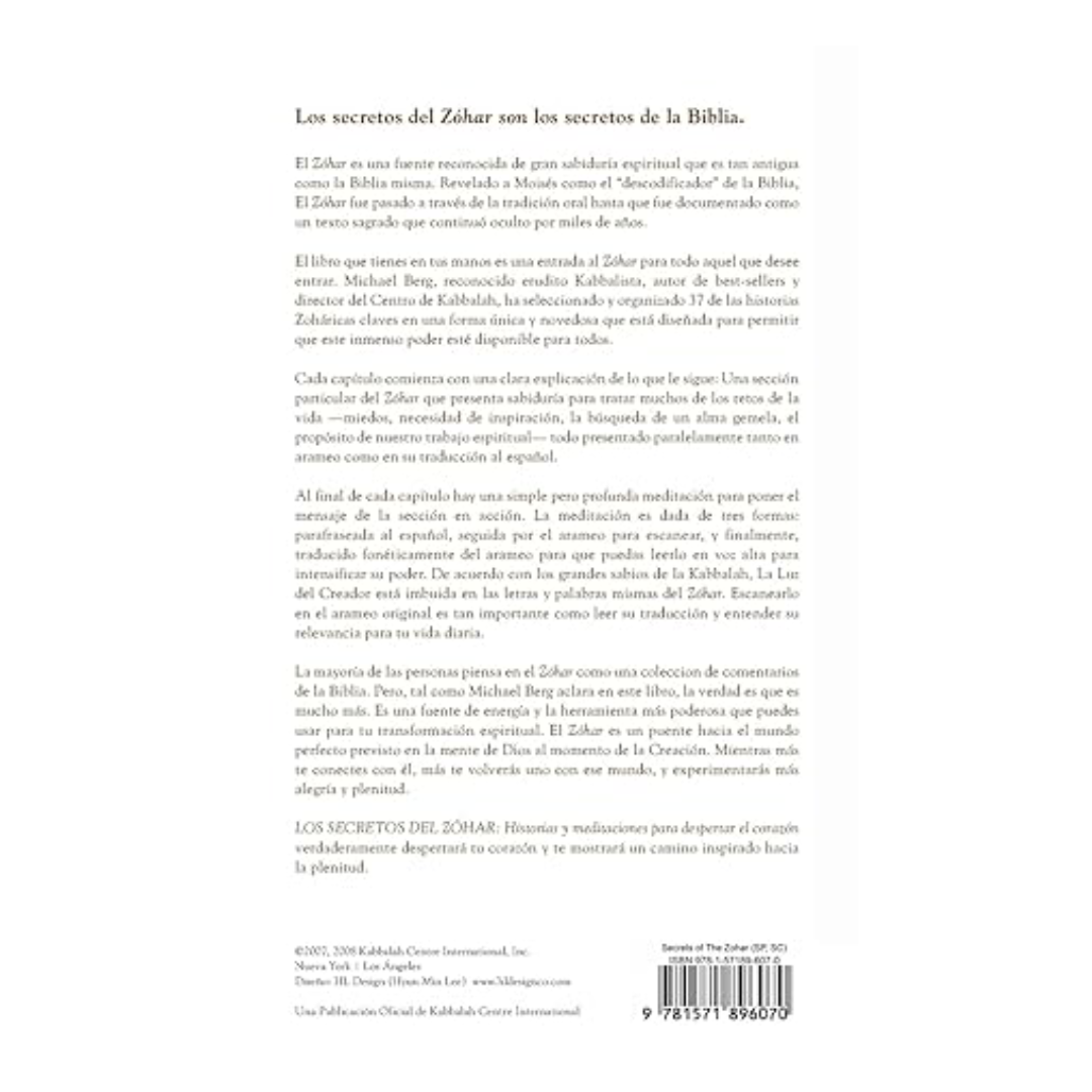 SECRETOS DEL ZOHAR, LOS: Historias y Meditaciones para Despertar el Corazón - Pasta Blnada