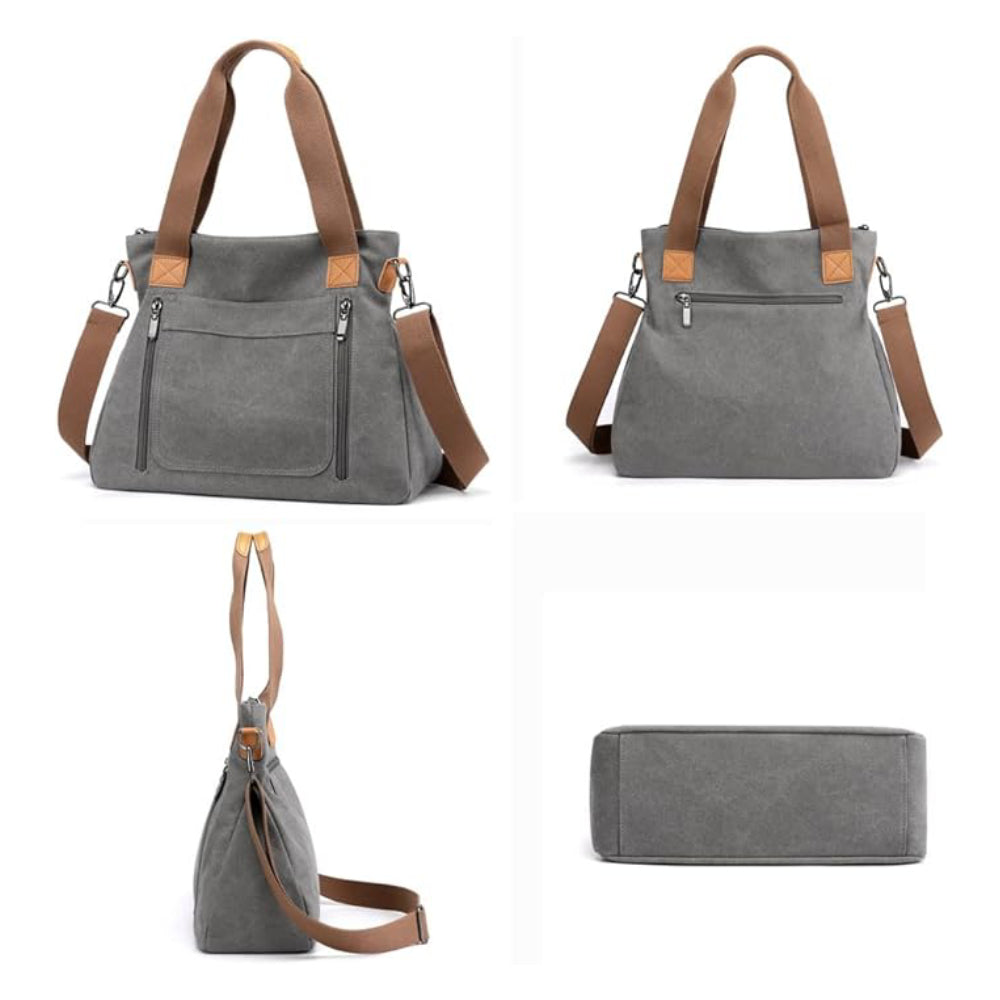 CHIFEI Bolso Mujer Hombro Mano Cruzada Compras Viaje Correa Desmontable