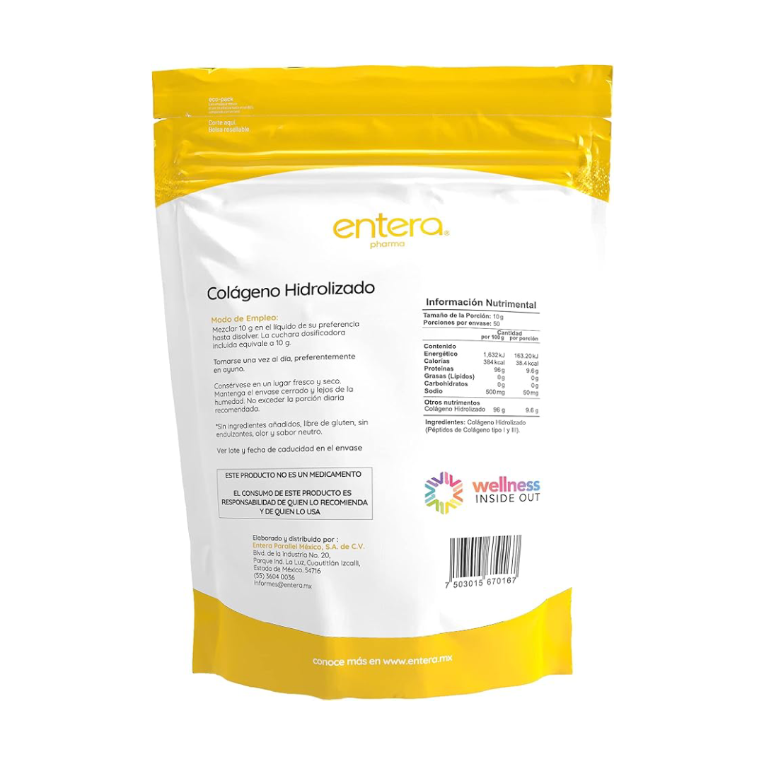 Entera Pharma - Colágeno Hidrolizado - 500 g