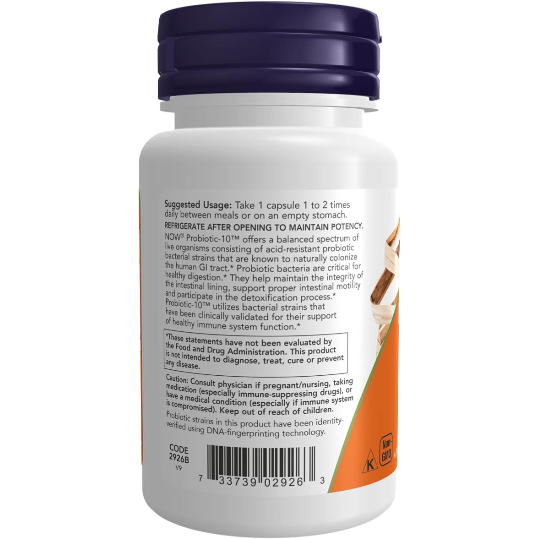 Now - Probioticos-10 25 Billion - 50 cap