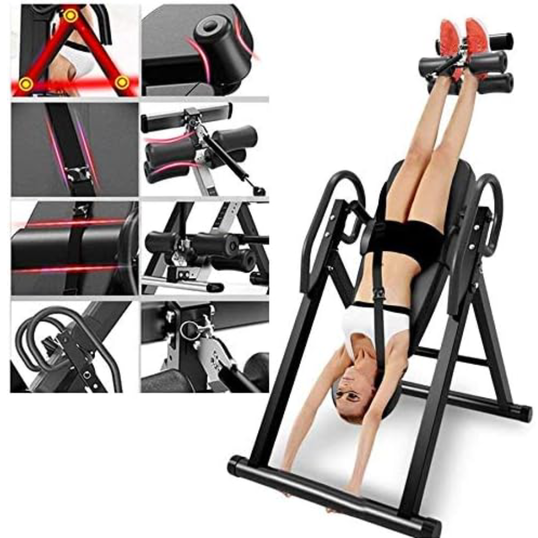 Shopeame Tabla Mesa De Inversión Gravedad para Terapia Lumbar Ajustable