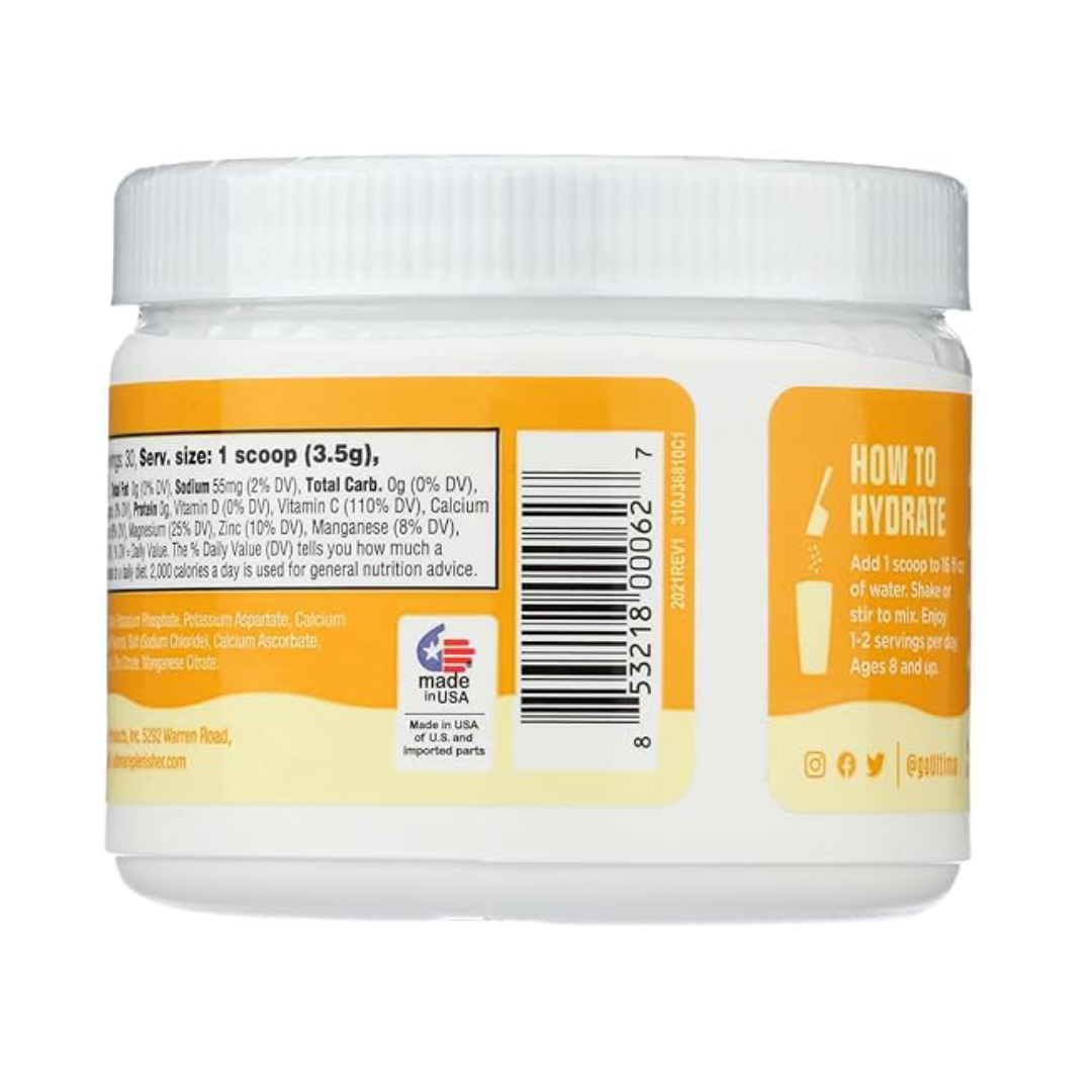 Ultima Replenisher Electrolyte Hydration Powder, Lemonade, 30 Serving Canister