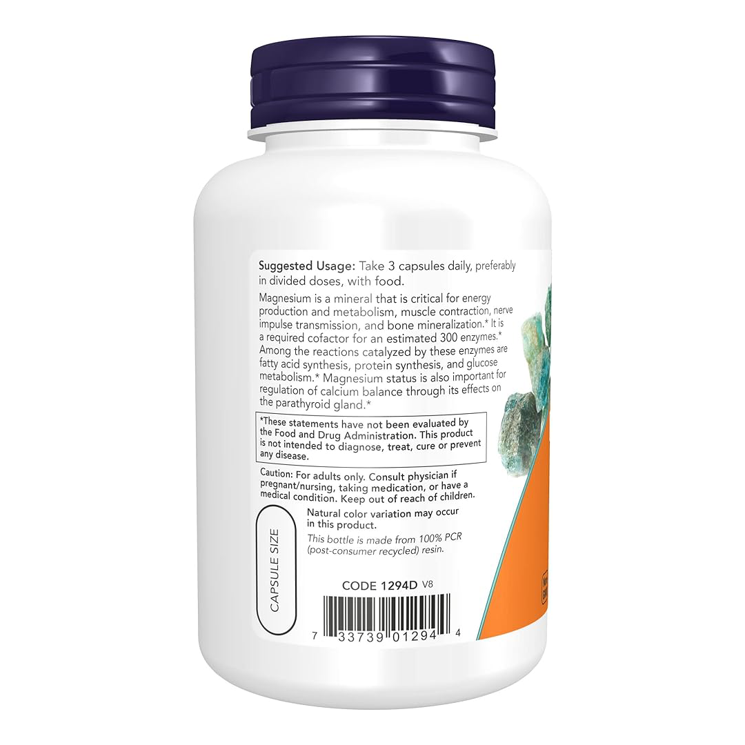 NOW Magnesium Citrate - 120 caps