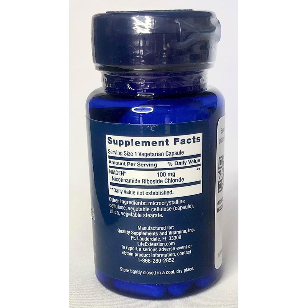 Life Extension Nad 100 Mg 30 Capsulas