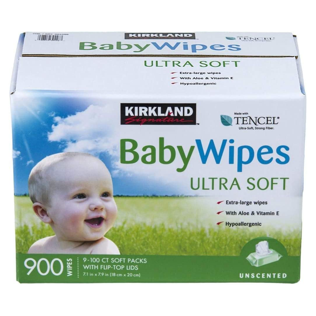 Kirkland - Toallitas Húmedas Premium Para Bebé - 900 Toallitas