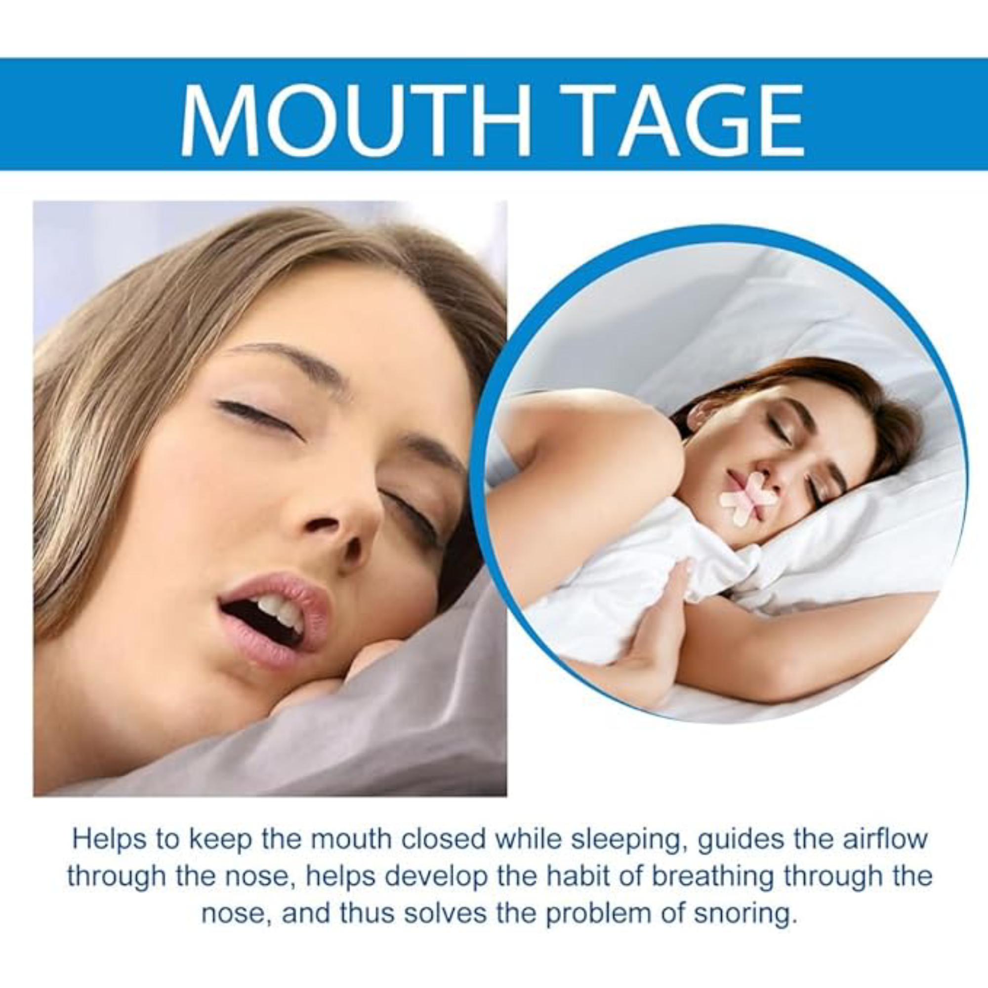 120 Pcs Mouth Tape for Sleeping, Gentle Transparent Tape for Mouth