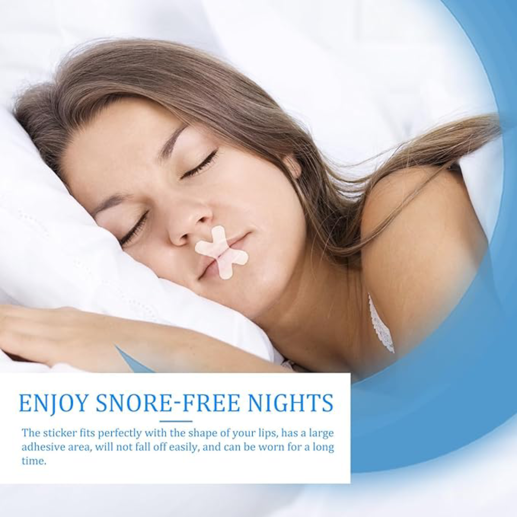 120 Pcs Mouth Tape for Sleeping, Gentle Transparent Tape for Mouth