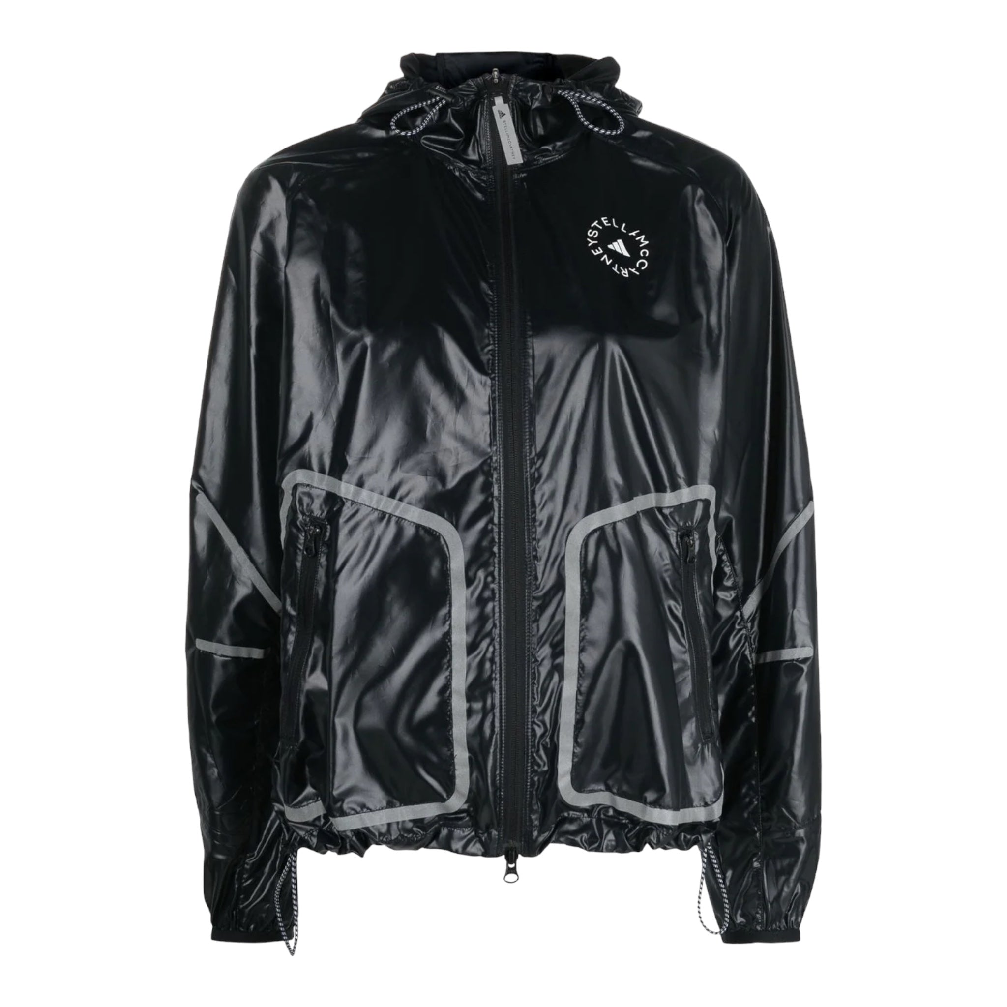 Adidas by Stella McCartney - Chamarra con capucha y cierre