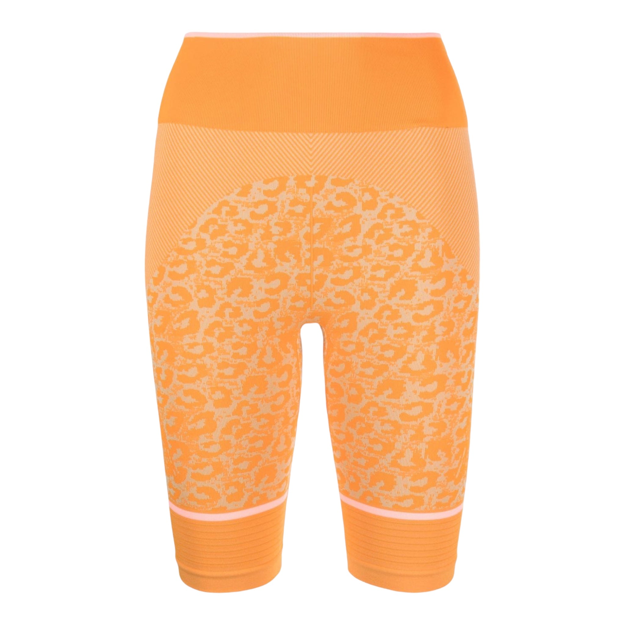 Adidas by Stella McCartney - Shorts de ciclismo con estampado de leopardo
