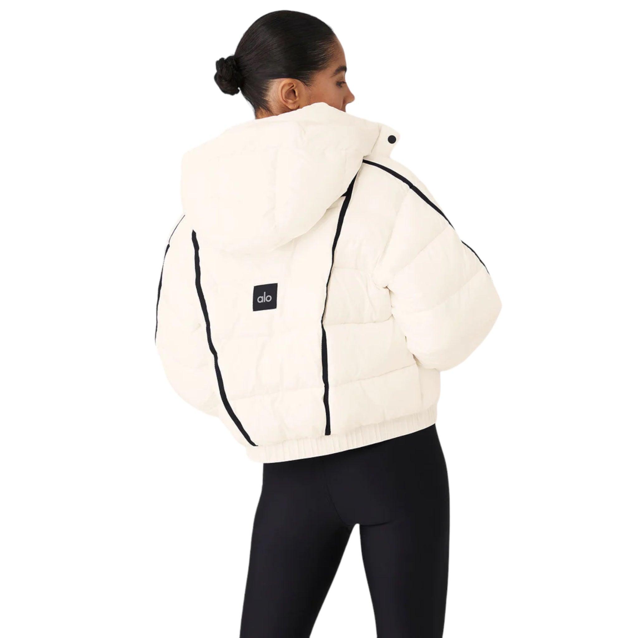 Aspen love puffer jacket - IVORY