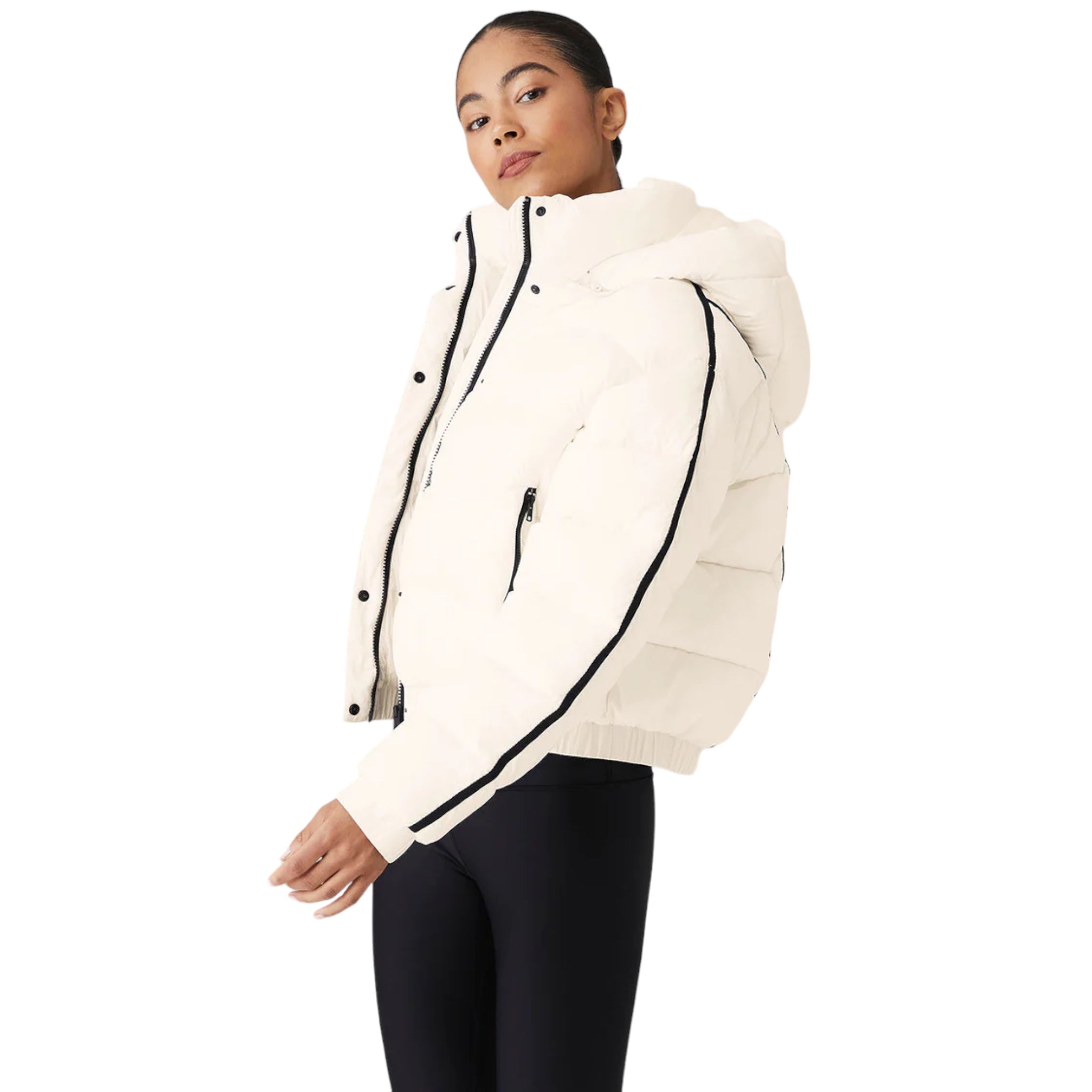 Aspen love puffer jacket - IVORY