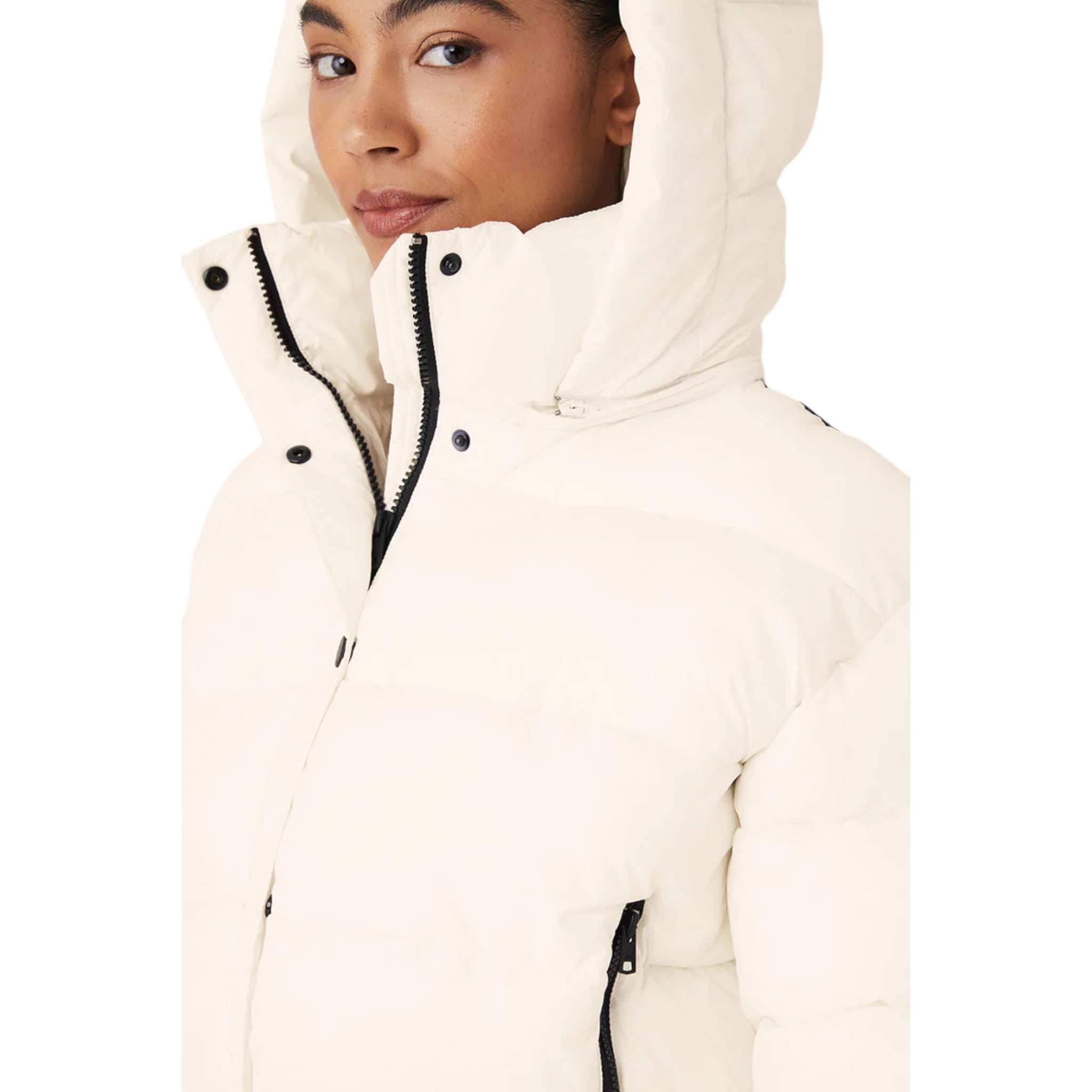 Aspen love puffer jacket - IVORY