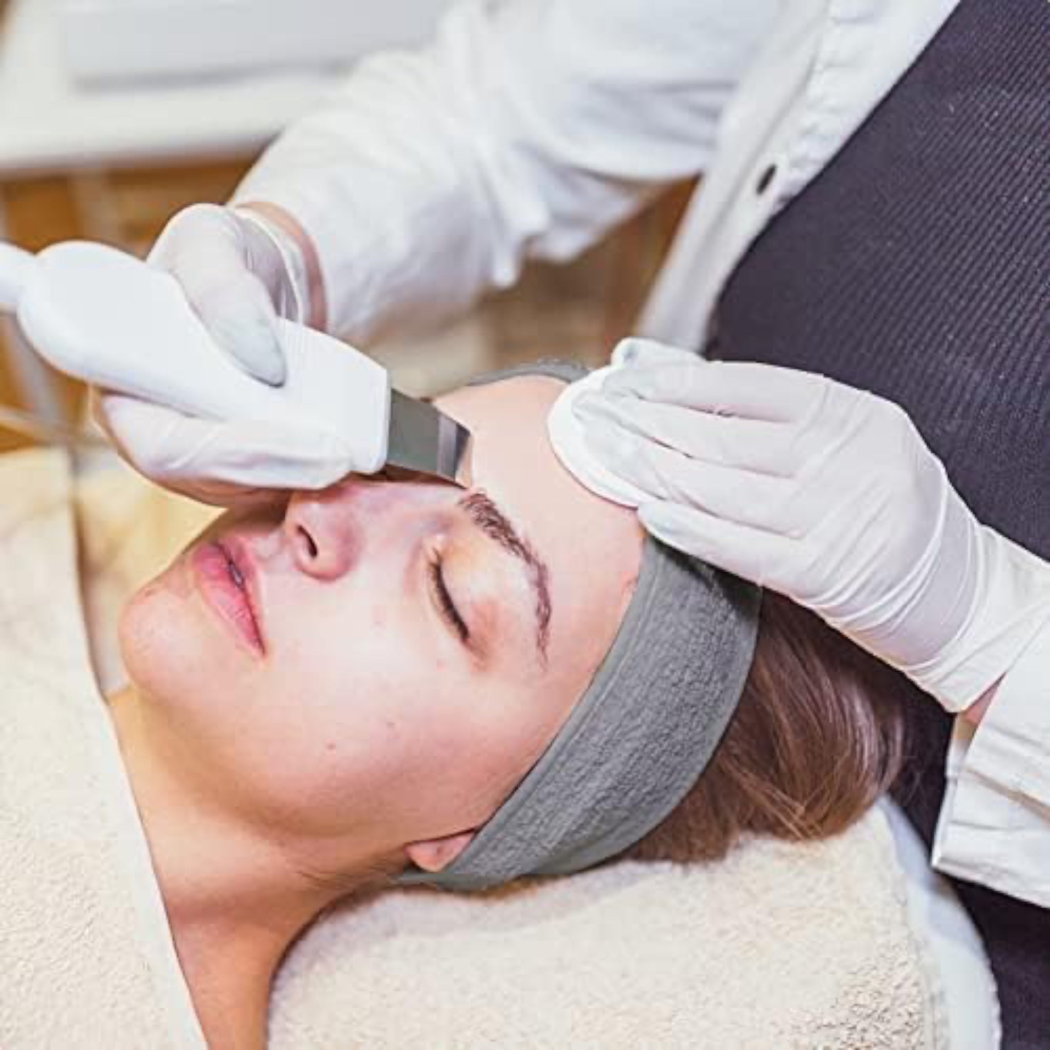 Leaflai Diadema de spa (12 unidades, gris)