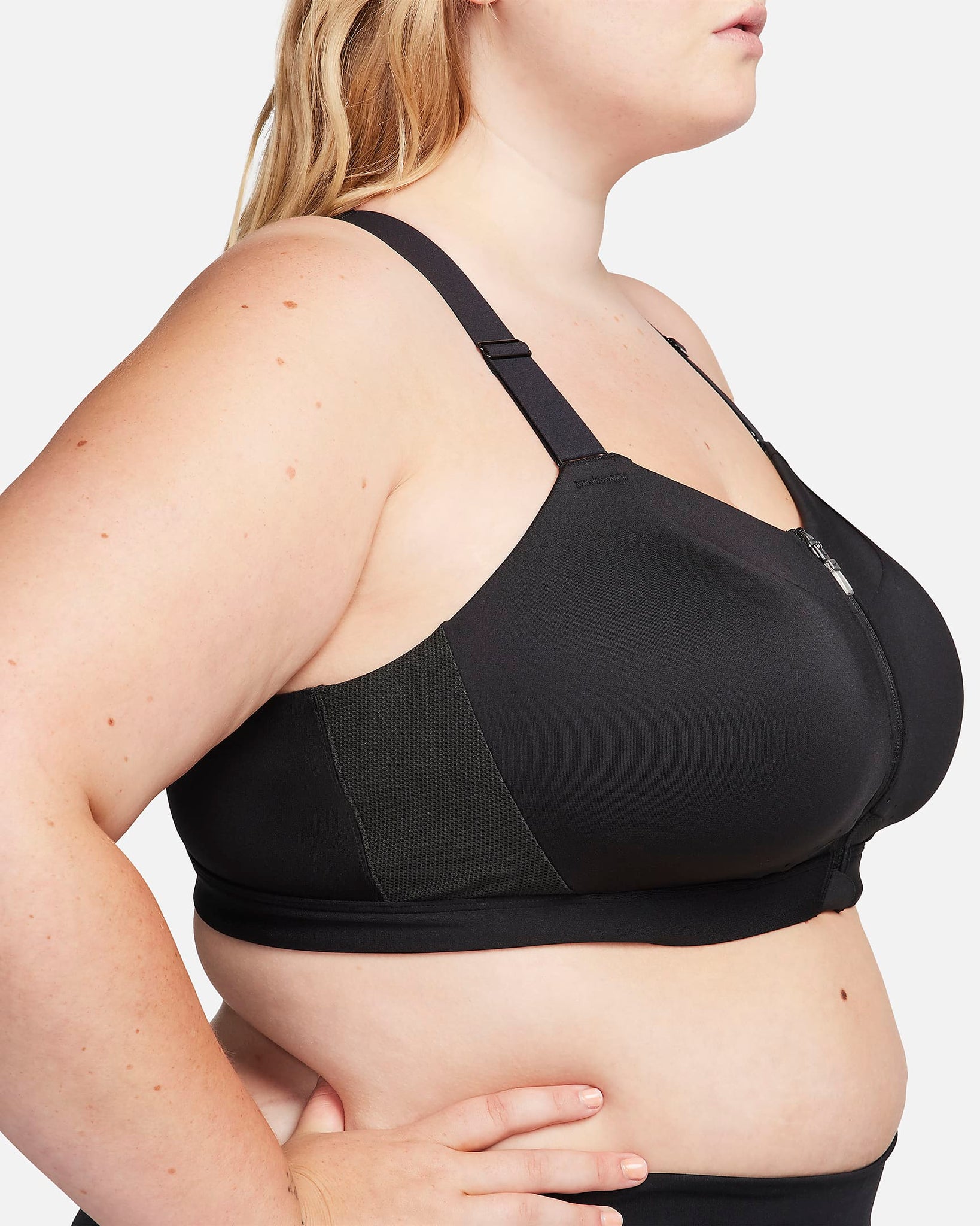 Nike Alpha - Women's High-Support Padded Zip-Front Sports Bra