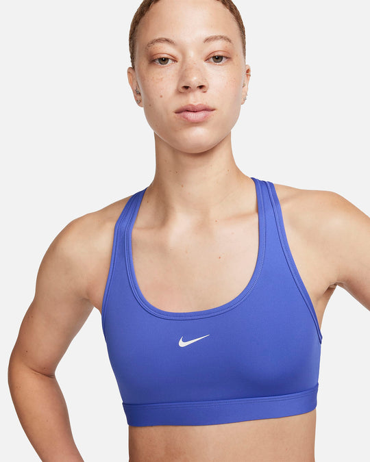 Nike Swoosh Light Support - Bra deportivo sin almohadillas para mujer