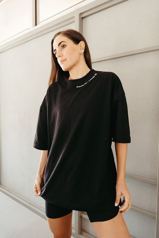CAMISETA OVERSIZED DE MI, PARA MI