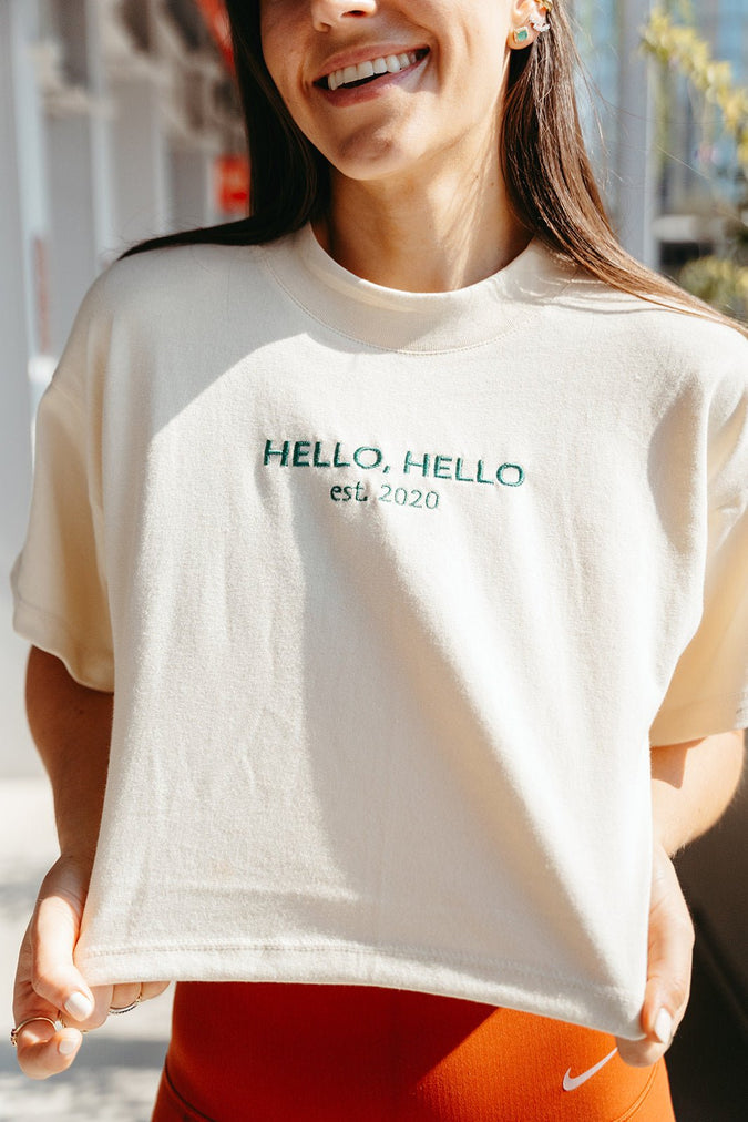 CROP TOP HELLO HELLO