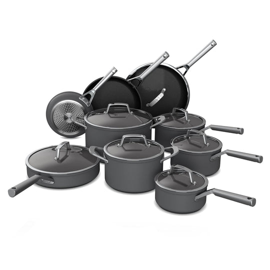 Batería de cocina, Ninja Foodi NeverStick Premium, 16 piezas - C39900