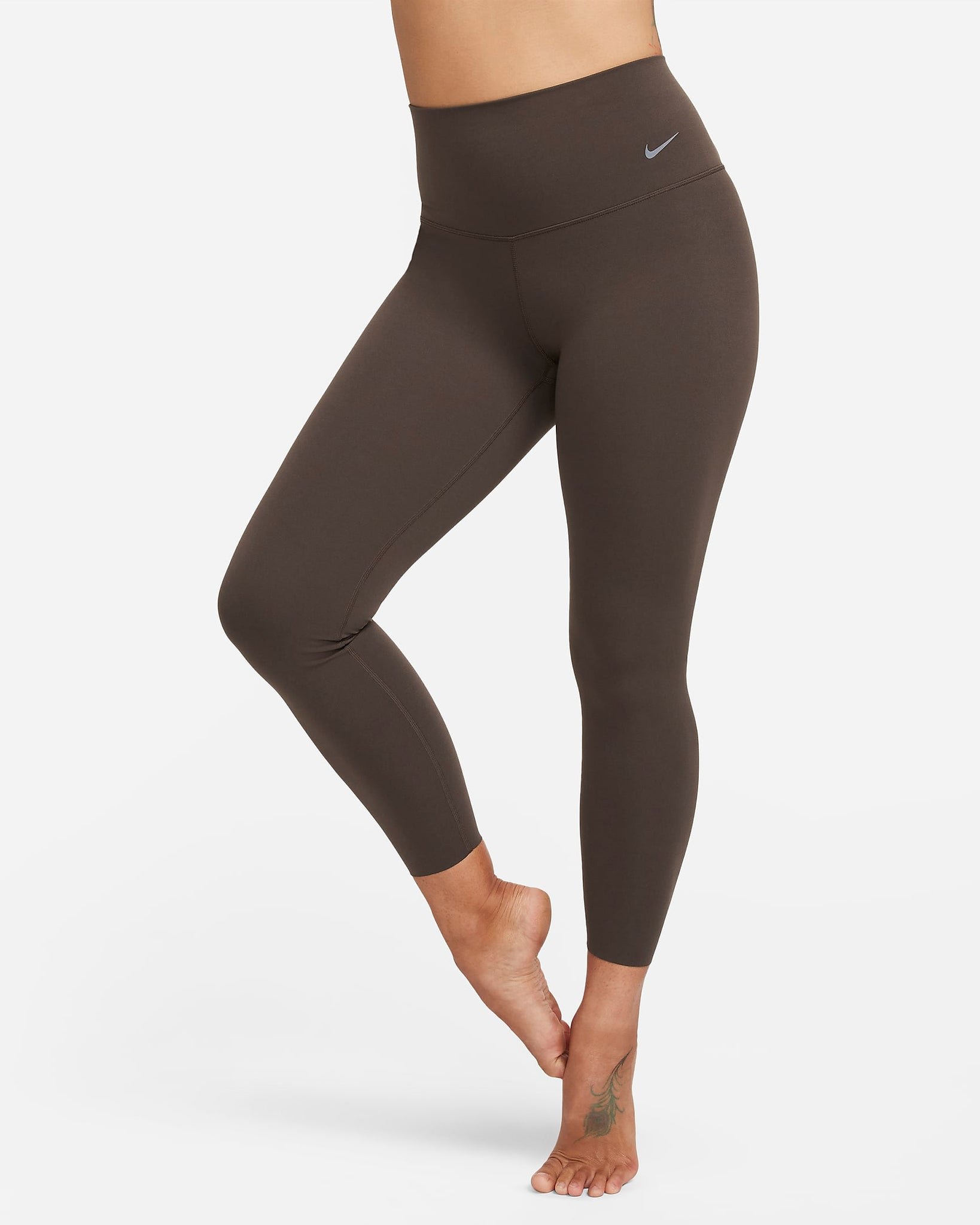 Nike Zenvy - Leggings de tiro alto de 7/8 de baja sujeción para mujer
