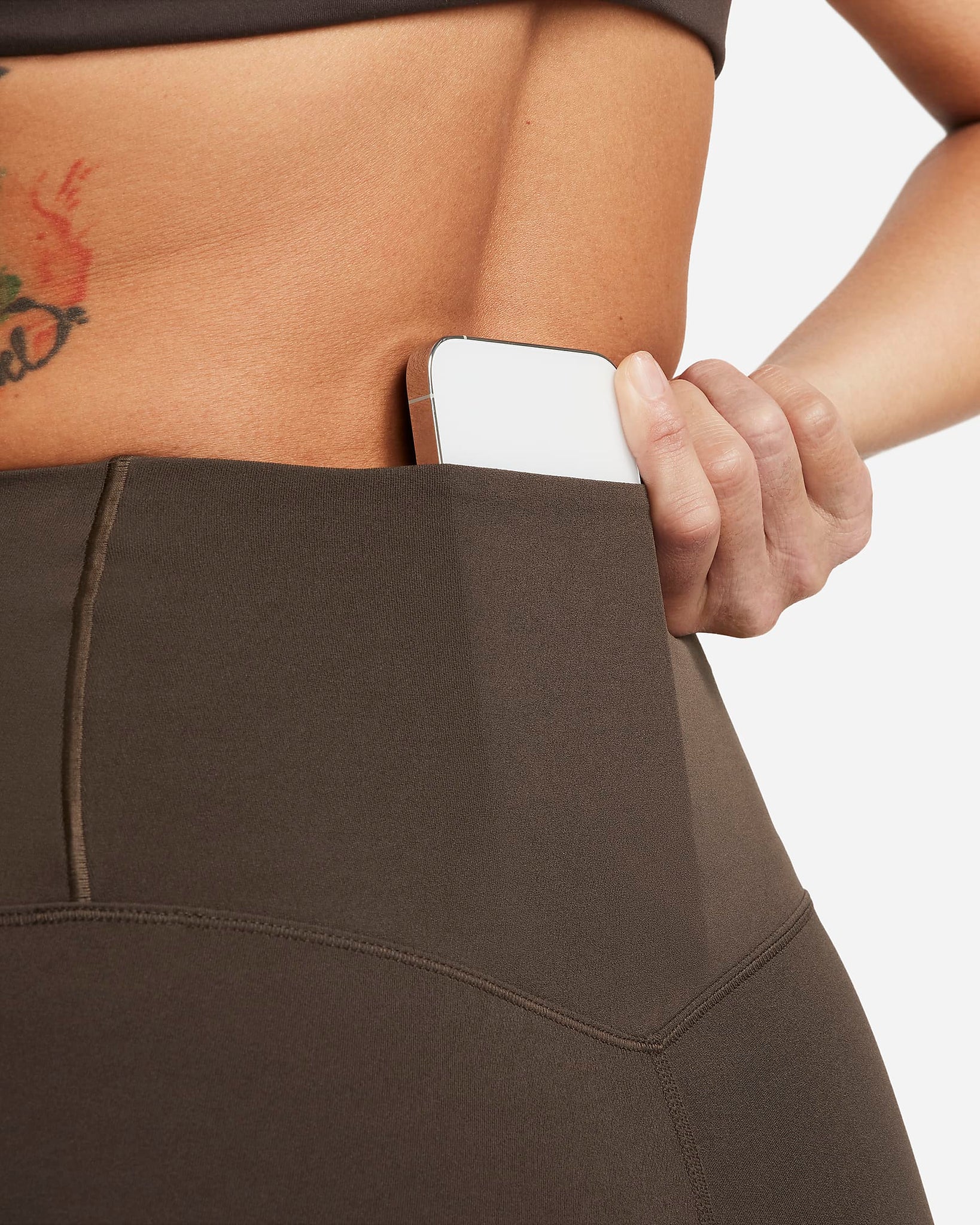 Nike Zenvy - Leggings de tiro alto de 7/8 de baja sujeción para mujer