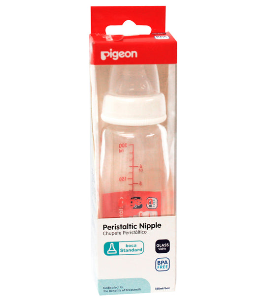 Biberón de 180 ml en vidrio