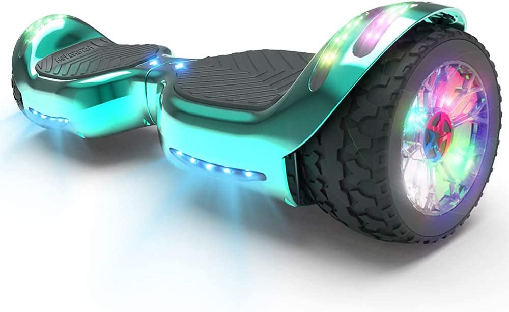 Hoverboard de llanta Ancha Tipo Todo Terreno, Auto Equilibrio, luz LED y Altavoz Bluetooth