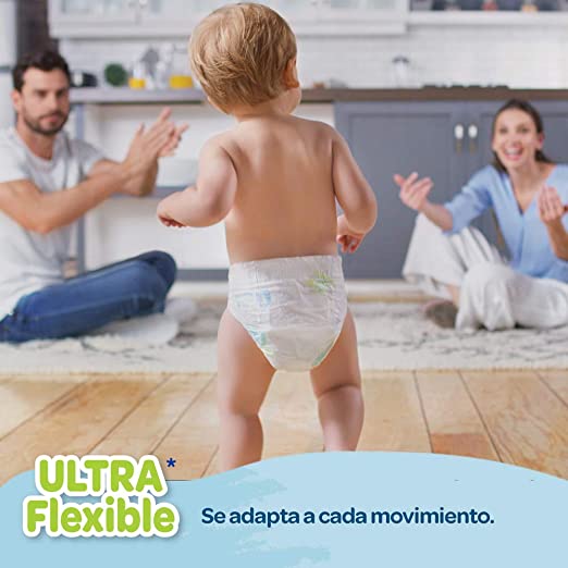 Huggies UltraConfort Pañal Desechable para Bebé, Etapa 6 Niña, Paquete con 40 Piezas, Ideal para niñas de más de 13.5 kg