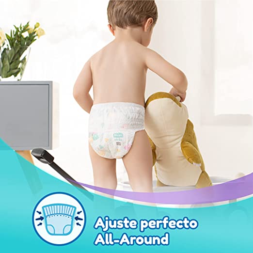 Huggies All Around Pañal Desechable para Bebé, Etapa 7 Unisex, Paquete con 40 piezas, Ideal para bebés de más de 17 kg