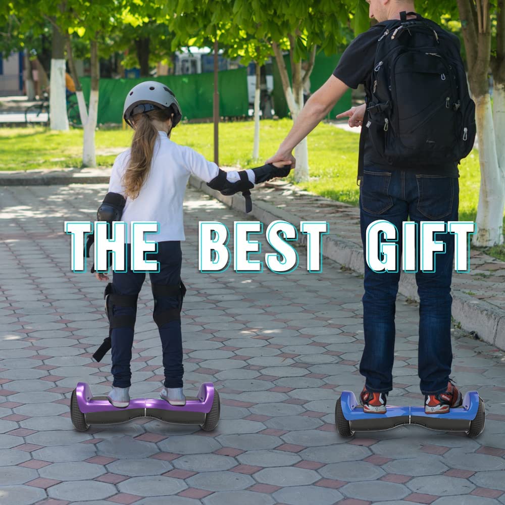 Hoverboard Patineta Eléctrica con Luces Led y Bluetooth