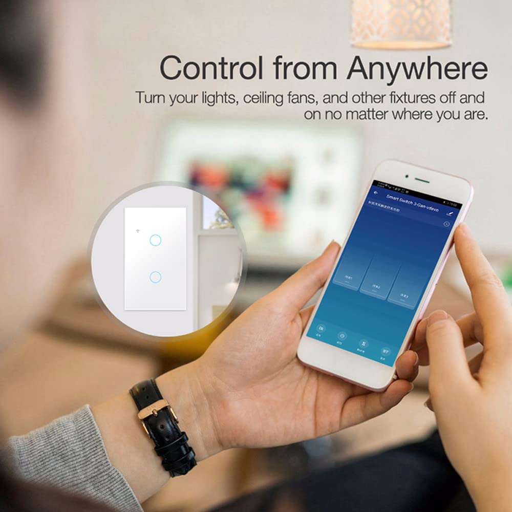 Interruptor Switch Inteligente Wifi (2 Botones)