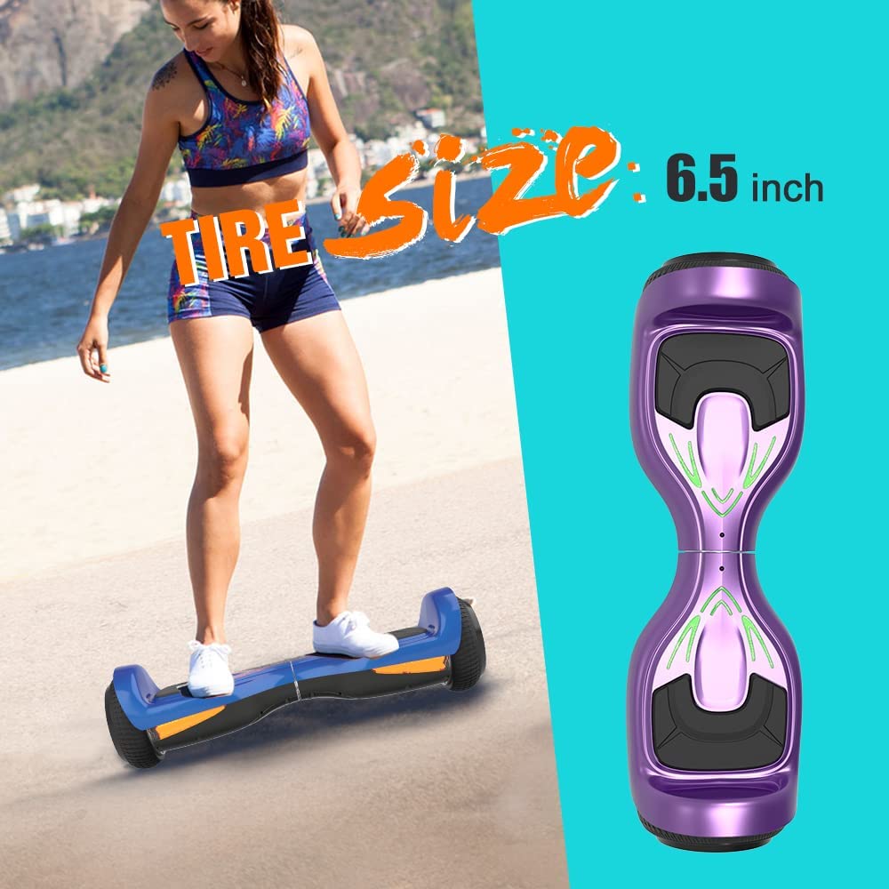Hoverboard Patineta Eléctrica con Luces Led y Bluetooth