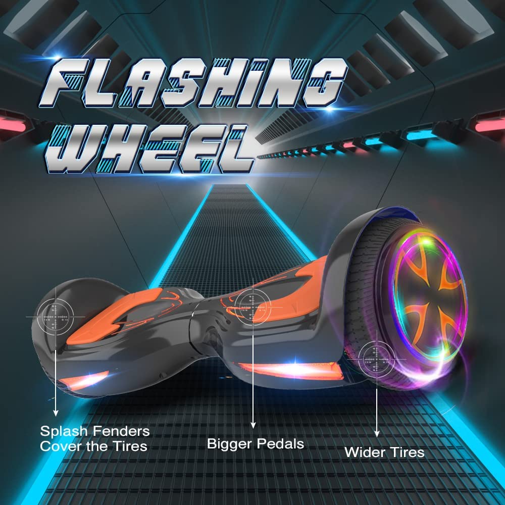 Hoverboard Patineta Eléctrica con Luces Led y Bluetooth