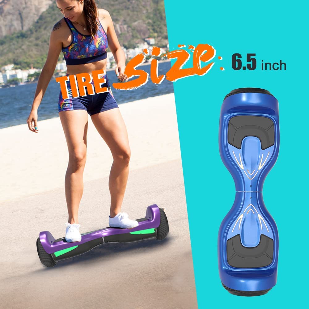 Hoverboard Patineta Eléctrica con Luces Led y Bluetooth