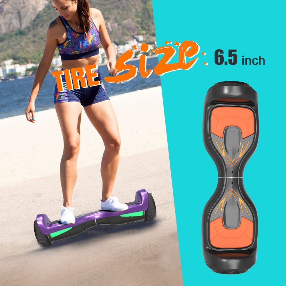 Hoverboard Patineta Eléctrica con Luces Led y Bluetooth