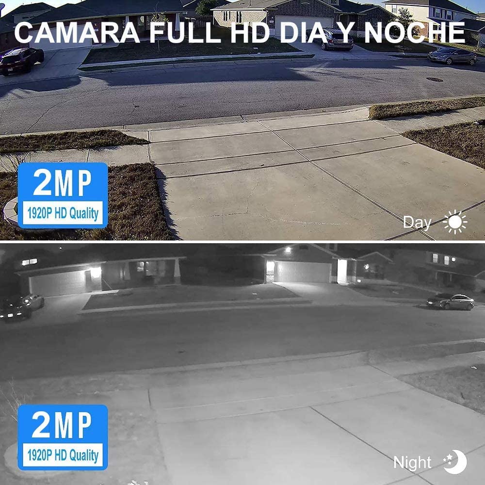 Cámara De Seguridad Wifi Inalámbrica Para Exterior/interior
