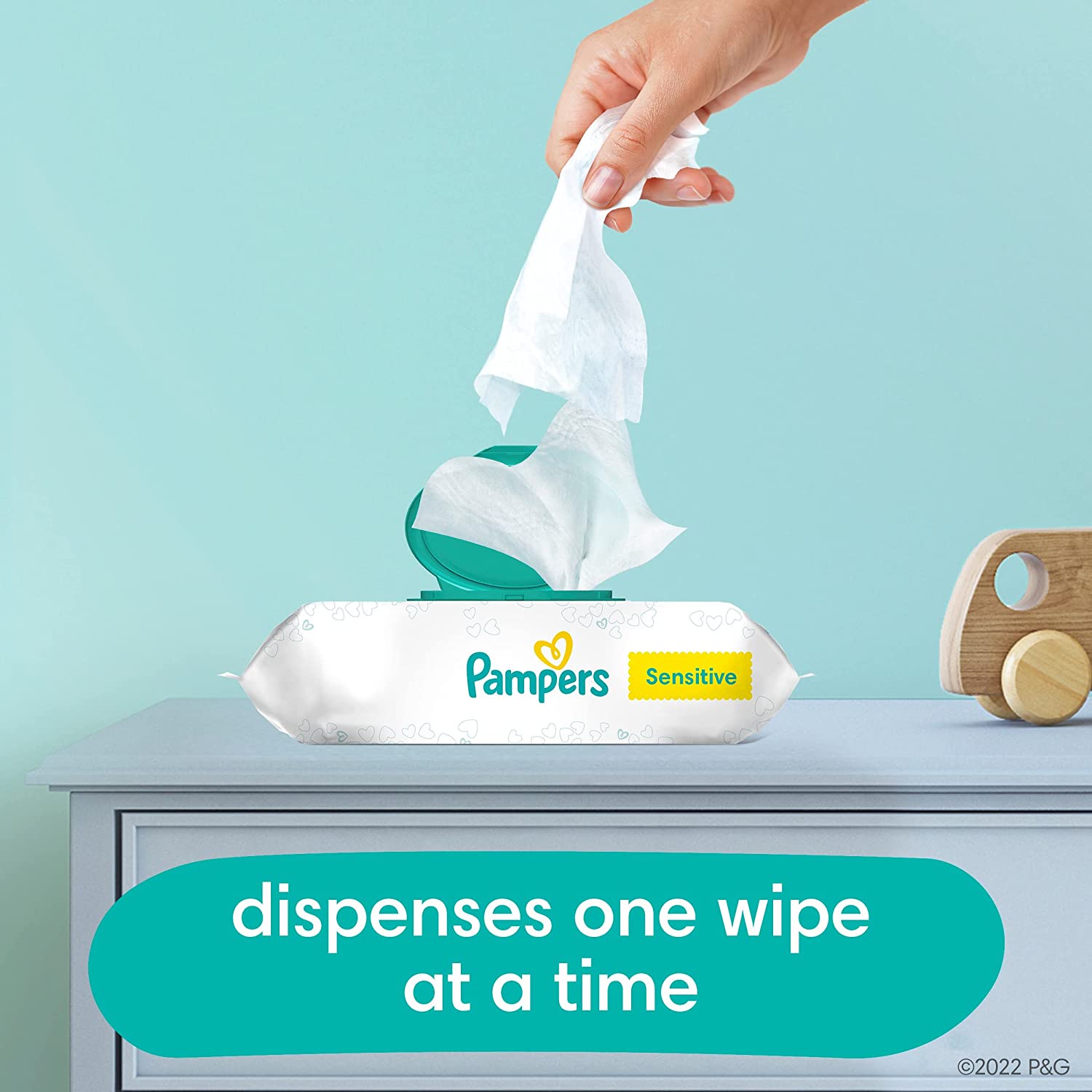 Pampers - Toallitas Húmedas, Sensitive - 576 Toallitas