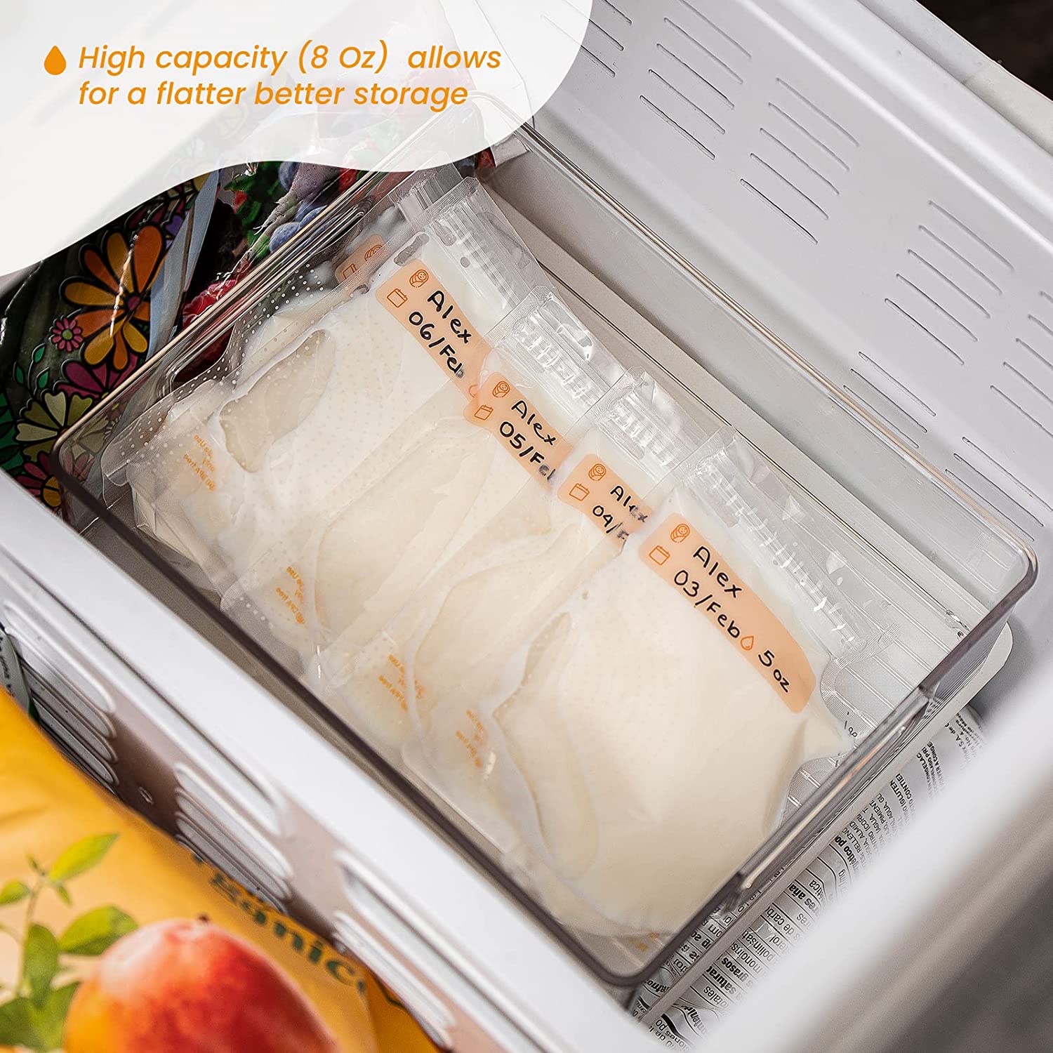 Bolsas Para Almacenar y Conservar Leche Materna marca Kirko