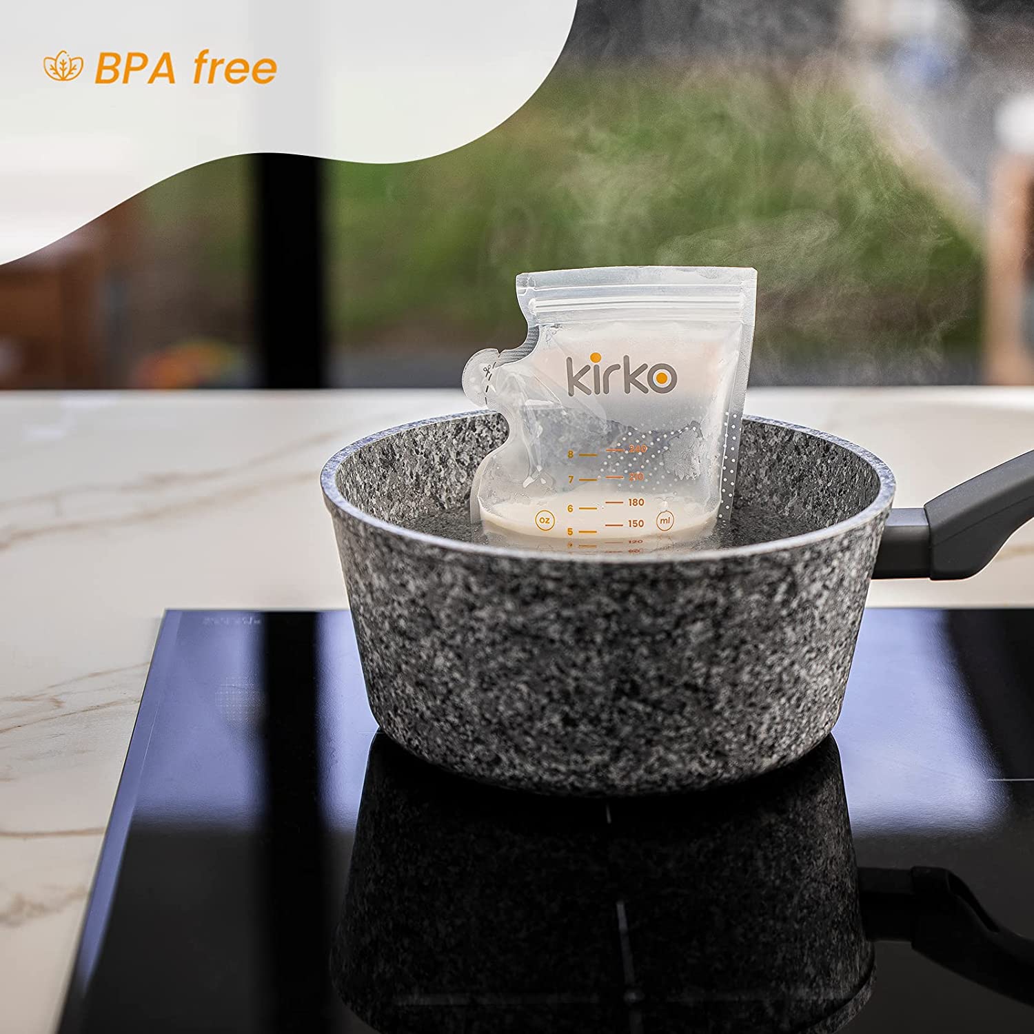 Bolsas Para Almacenar y Conservar Leche Materna marca Kirko