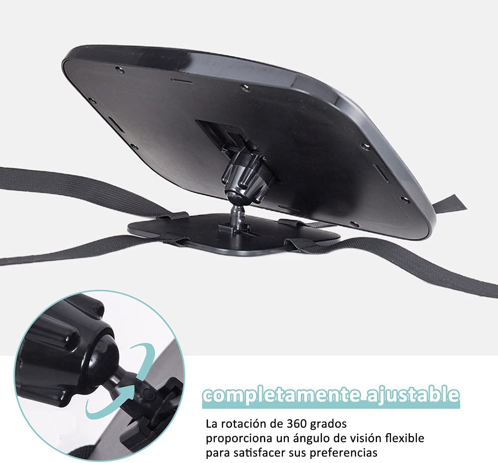 Espejo Retrovisor de Bebé para Auto,Rotación de 360 Grados VOICEPTT